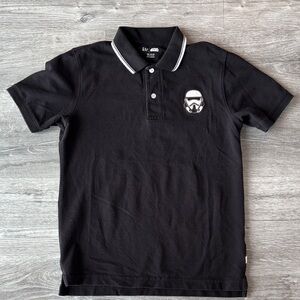 Gap Star Wars Black Polo Shirt